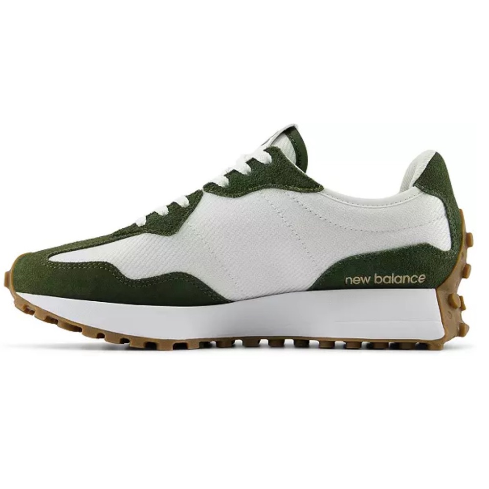 New Balance 327 RARE Womens Casual Sneakers Shoes White Green Tan size 6 - Picture 11 of 16